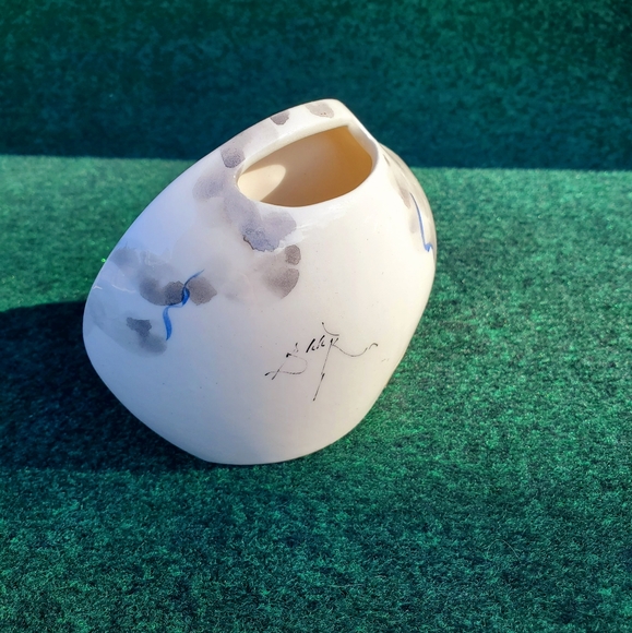 Vintage Rare Barbara Baatz Decorative Ceramic Owl Art Figure Signed By Artist - Picture 3 of 11